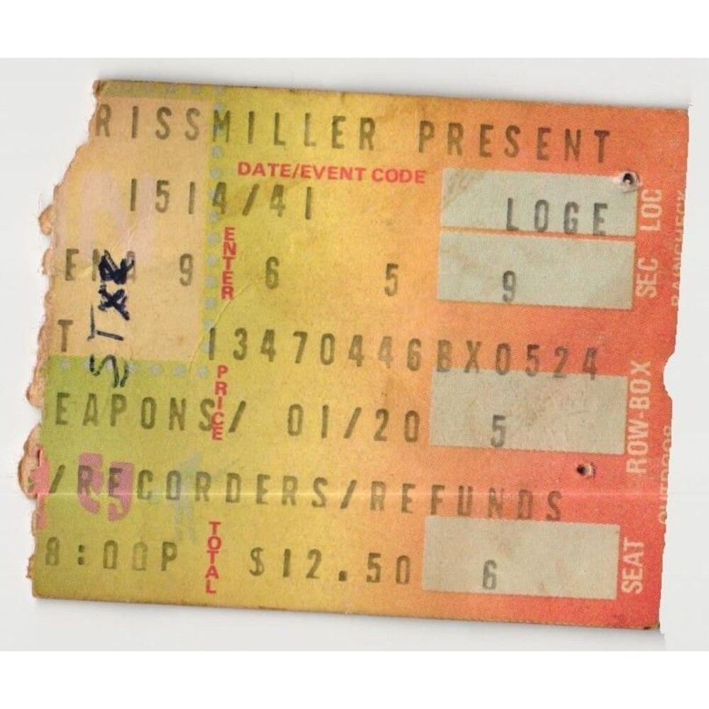 Vintage 1983 Styx Concert Ticket Stub Long Beach CA